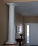 interior decorative tuscan fiberglass columns